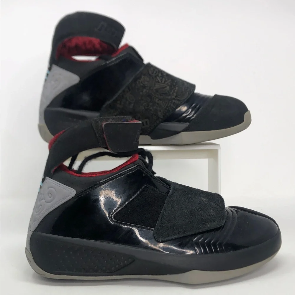 Air Jordan 20 XX Retro Stealth 2015 Black Red 310455-002 Men’s Sneakers - Size 9